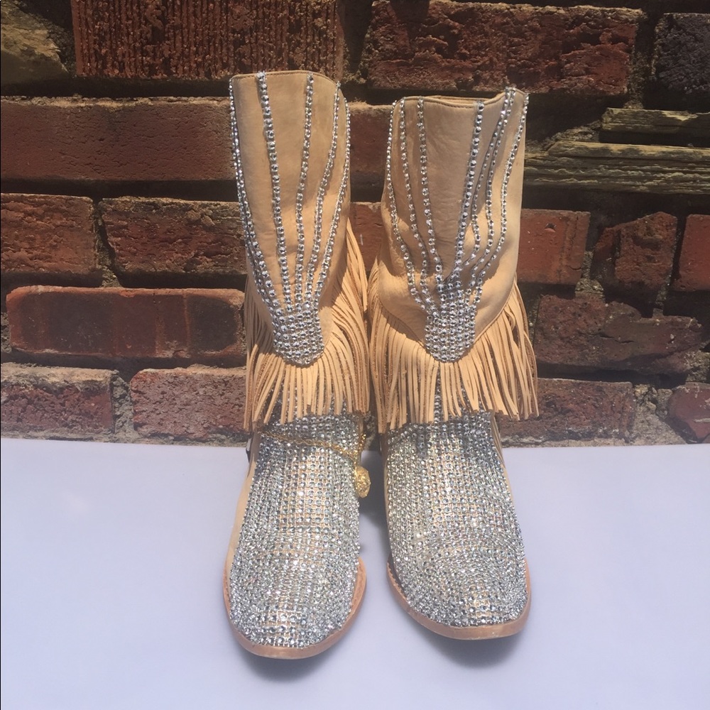 Cowboy sparkle boots